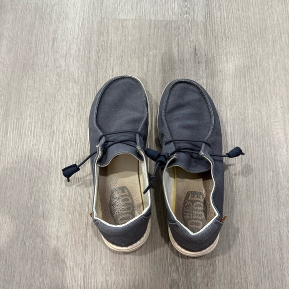 Hey Dude Shoes - Hey Dude Slip Ons in Dark Blue